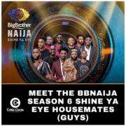 Meet The Bbnaija Season 6 Shine Ya Eye Housemates (Guys) [See Details]