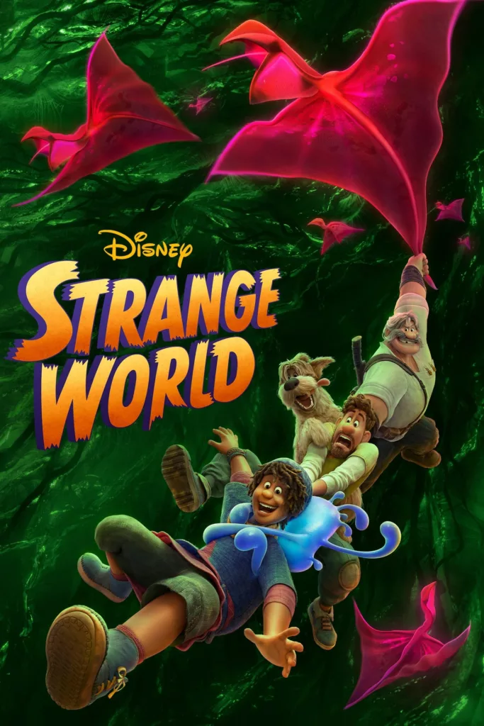 In The Movie, Strange World - The Clades Are A Legendary Family Of Explorers Whose Differences Threaten To Topple Their Latest And Most Crucial Mission Into Uncharted And Treacherous Territory.